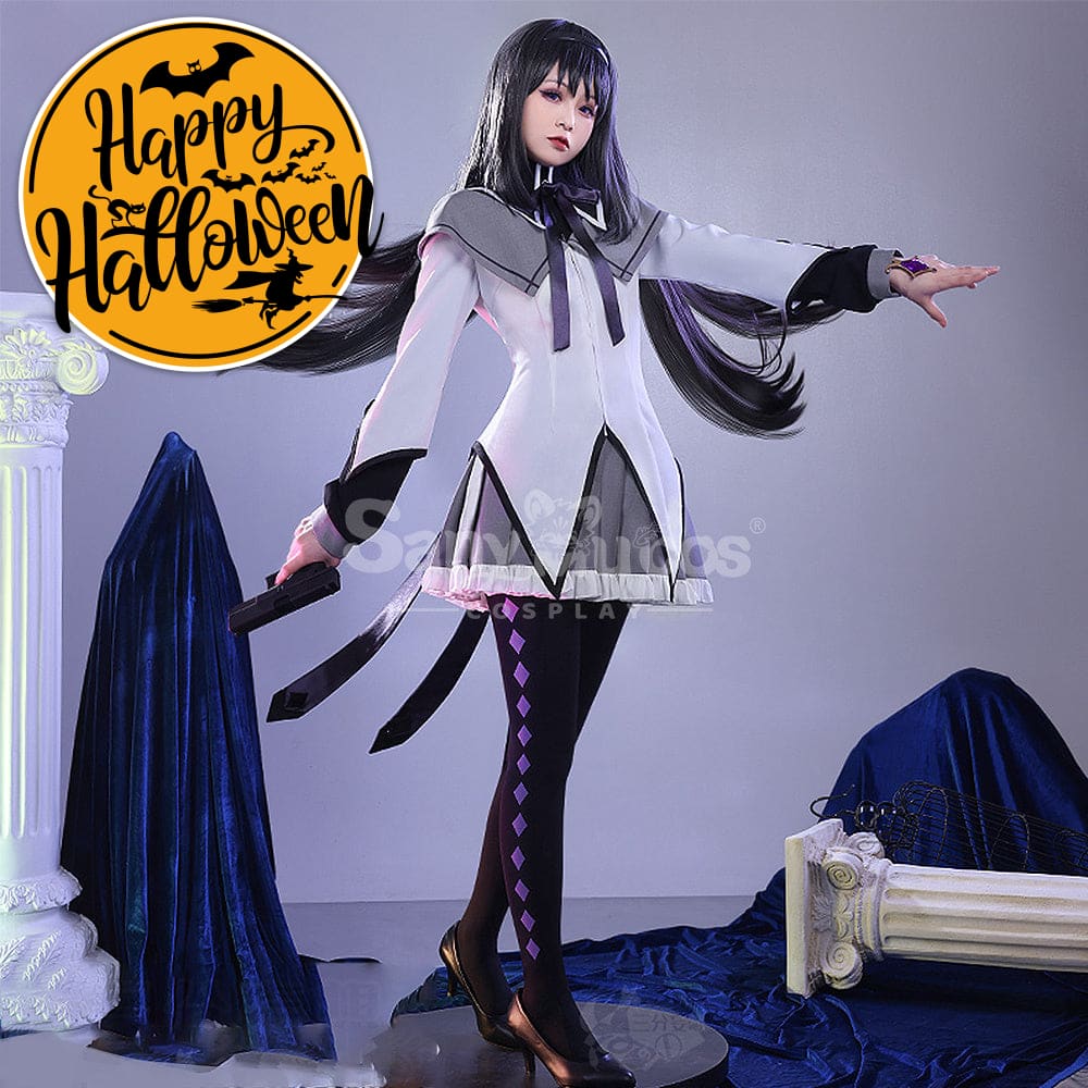 【In Stock】Anime Puella Magi Madoka Magica Cosplay Homura Akemi Cosplay Costume Premium Edition Cosplay Costumes
