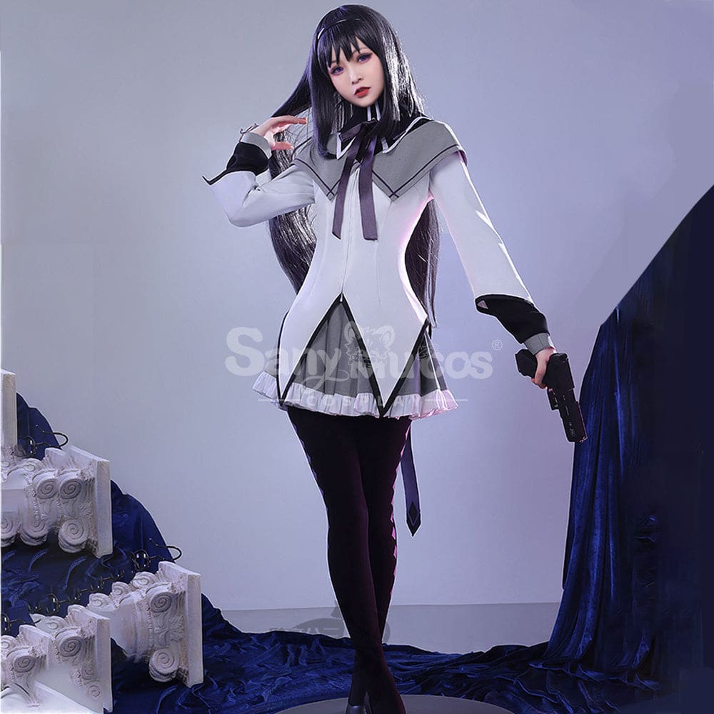 【In Stock】Anime Puella Magi Madoka Magica Cosplay Homura Akemi Cosplay Costume Premium Edition Cosplay Costumes