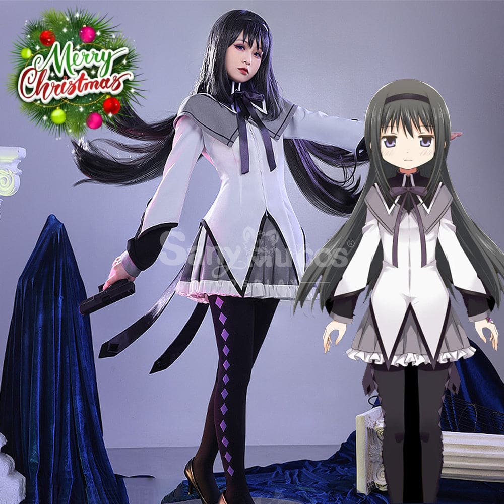 【In Stock】Anime Puella Magi Madoka Magica Cosplay Homura Akemi Cosplay Costume Premium Edition Cosplay Costumes