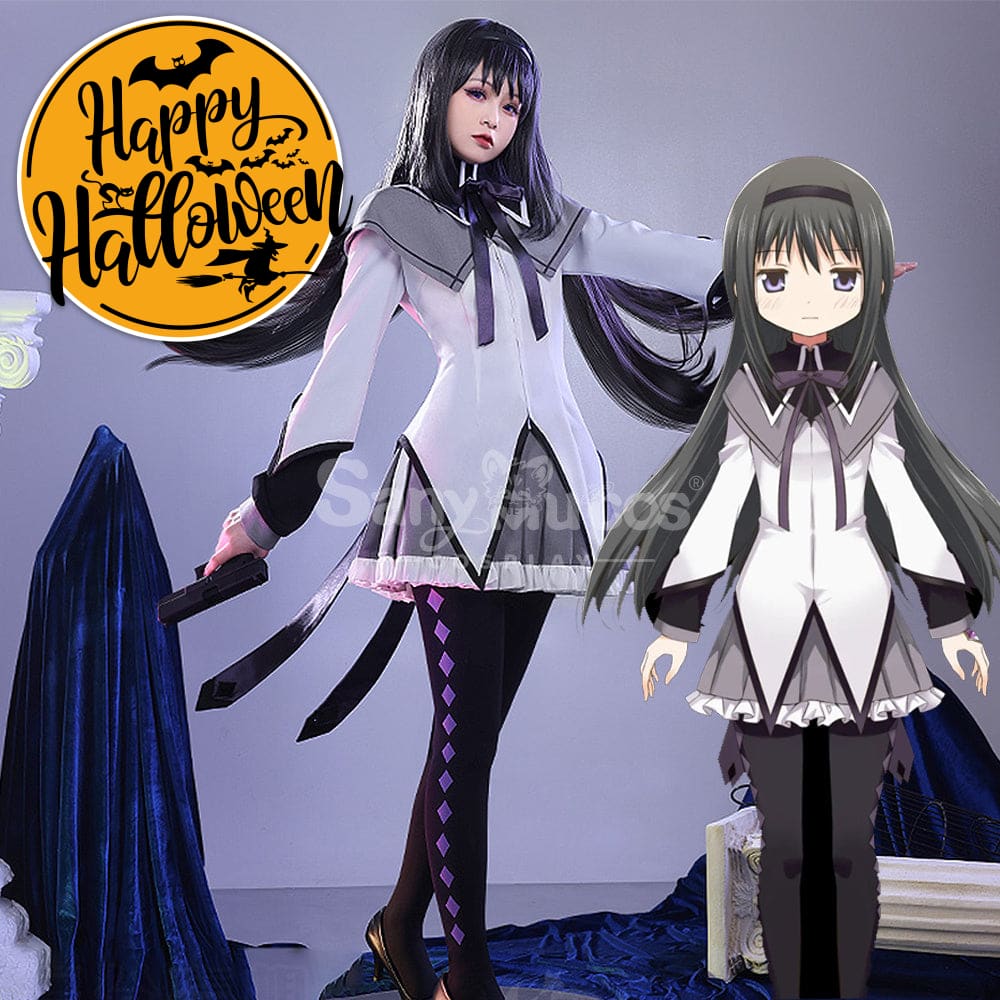 【In Stock】Anime Puella Magi Madoka Magica Cosplay Homura Akemi Cosplay Costume Premium Edition Cosplay Costumes