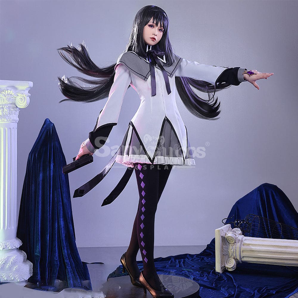 【In Stock】Anime Puella Magi Madoka Magica Cosplay Homura Akemi Cosplay Costume Premium Edition Cosplay Costumes