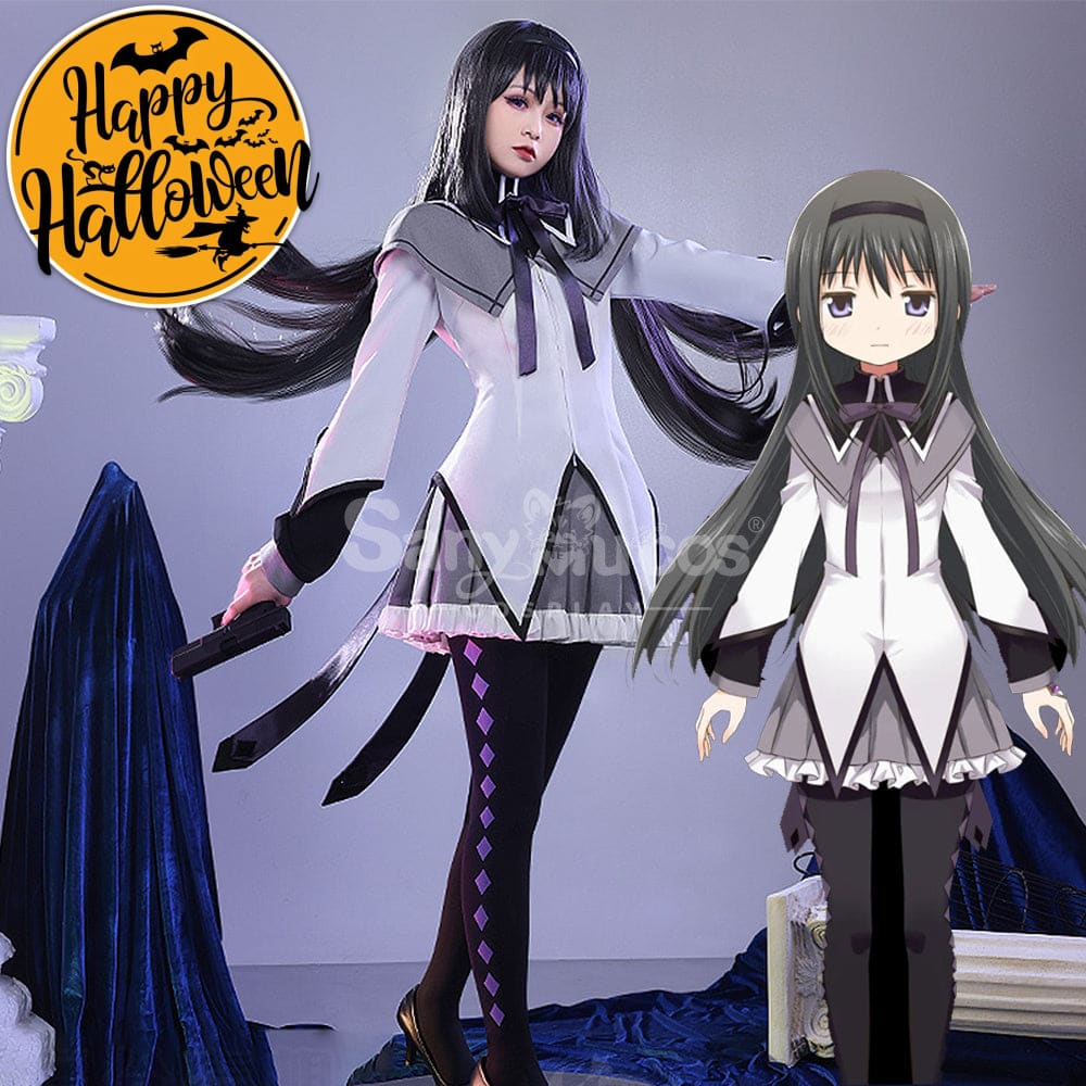 【In Stock】Anime Puella Magi Madoka Magica Cosplay Homura Akemi Cosplay Costume Premium Edition Cosplay Costumes
