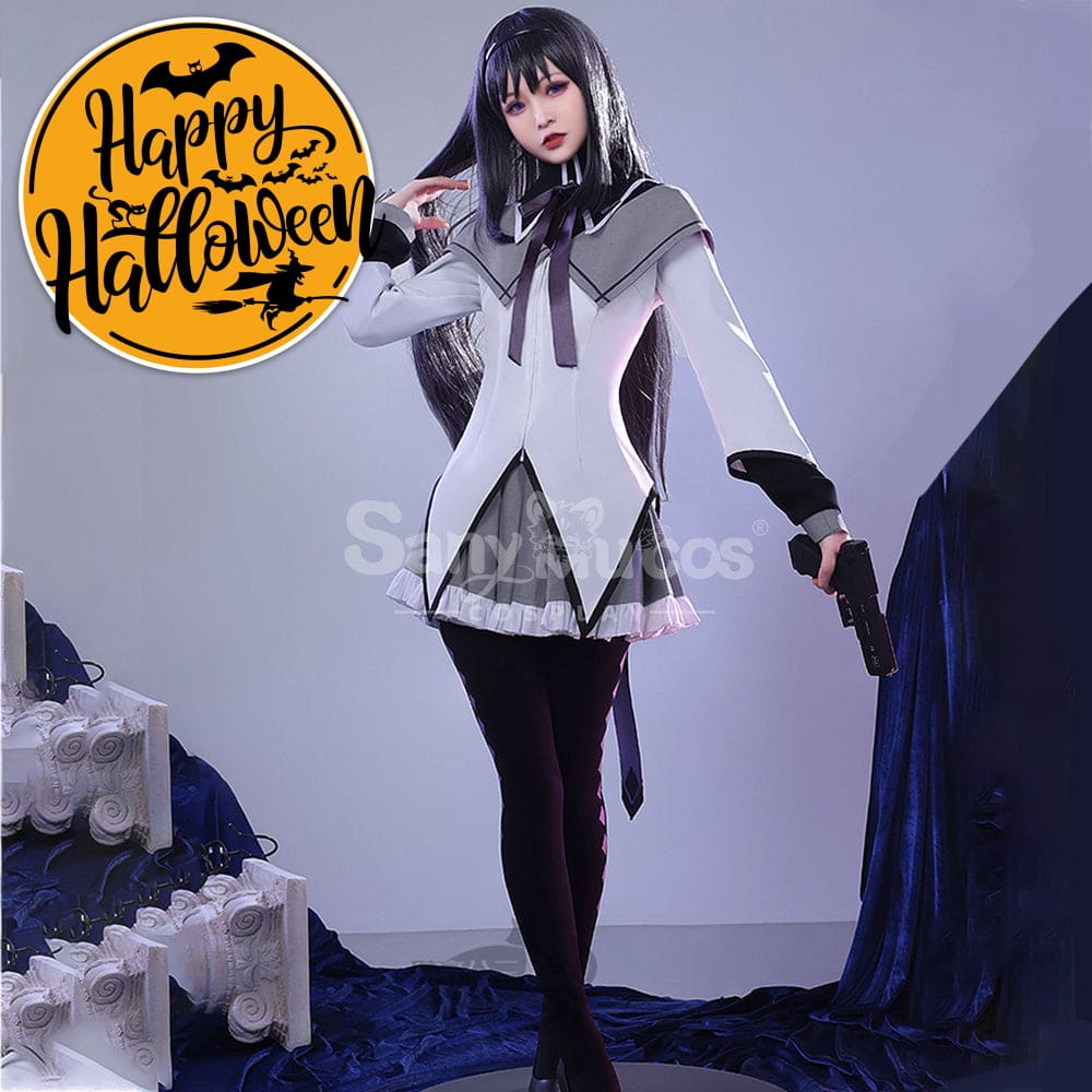 【In Stock】Anime Puella Magi Madoka Magica Cosplay Homura Akemi Cosplay Costume Premium Edition Cosplay Costumes