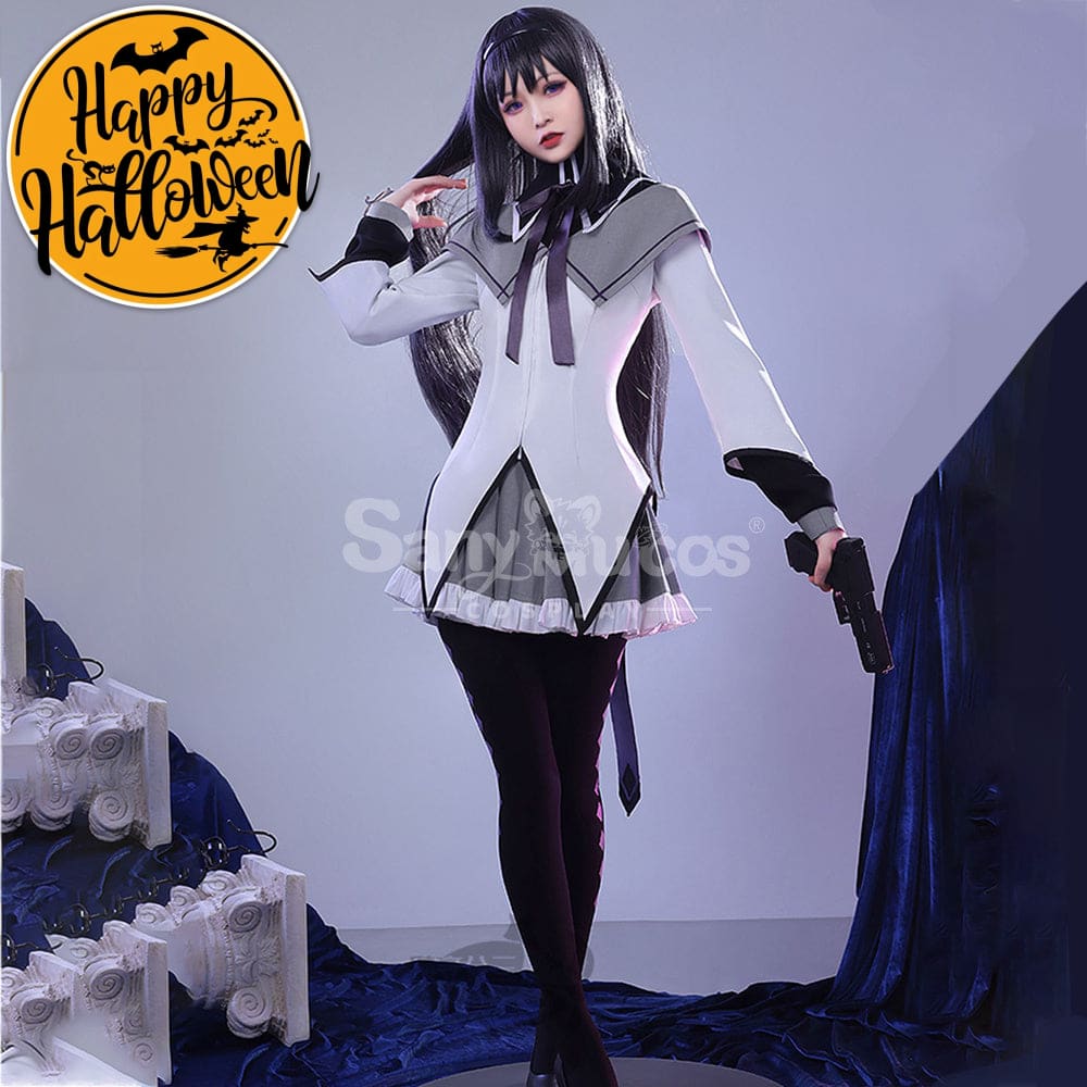 【In Stock】Anime Puella Magi Madoka Magica Cosplay Homura Akemi Cosplay Costume Premium Edition Cosplay Costumes