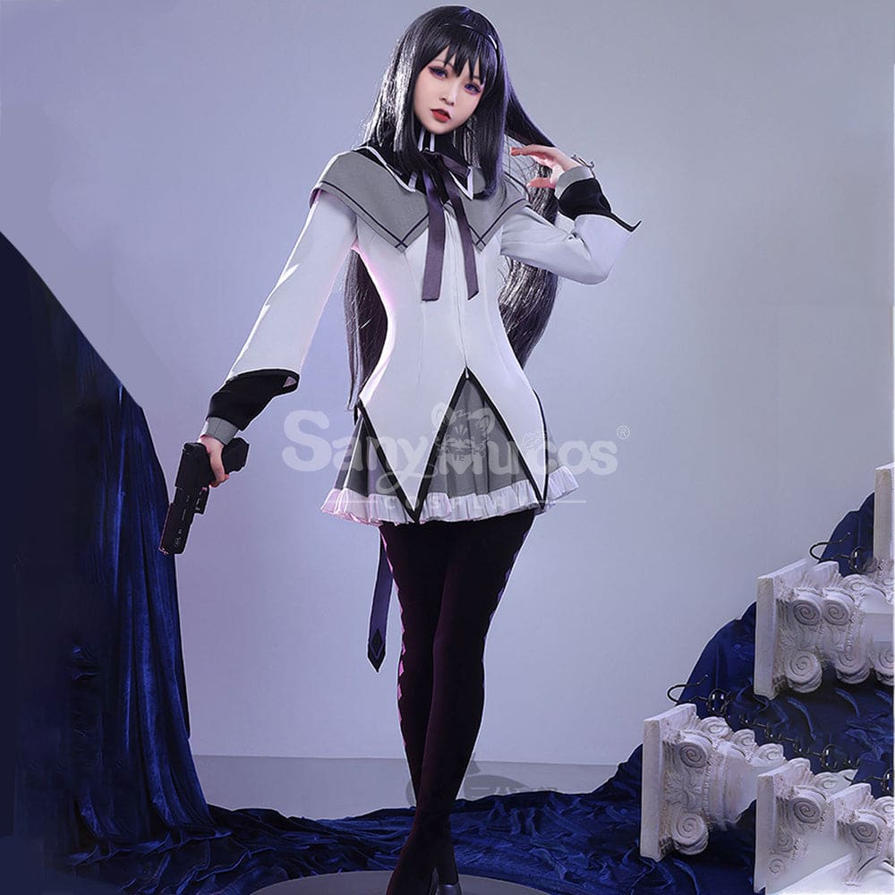 【In Stock】Anime Puella Magi Madoka Magica Cosplay Homura Akemi Cosplay Costume Premium Edition Cosplay Costumes