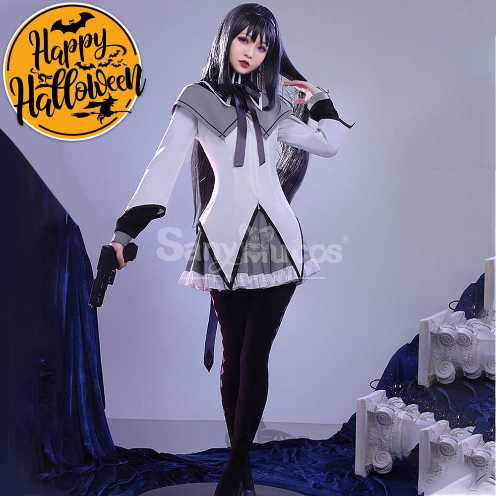 【In Stock】Anime Puella Magi Madoka Magica Cosplay Homura Akemi Cosplay Costume Premium Edition Cosplay Costumes
