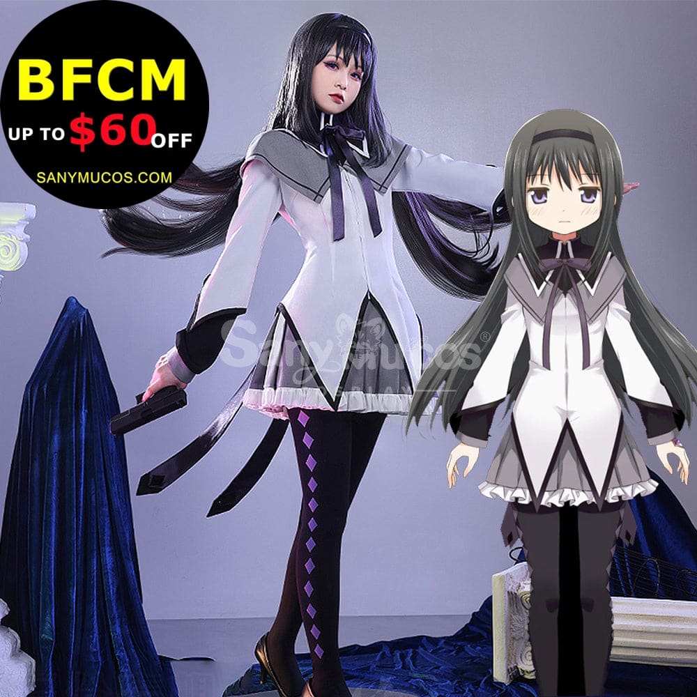 【In Stock】Anime Puella Magi Madoka Magica Cosplay Homura Akemi Cosplay Costume Premium Edition Cosplay Costumes