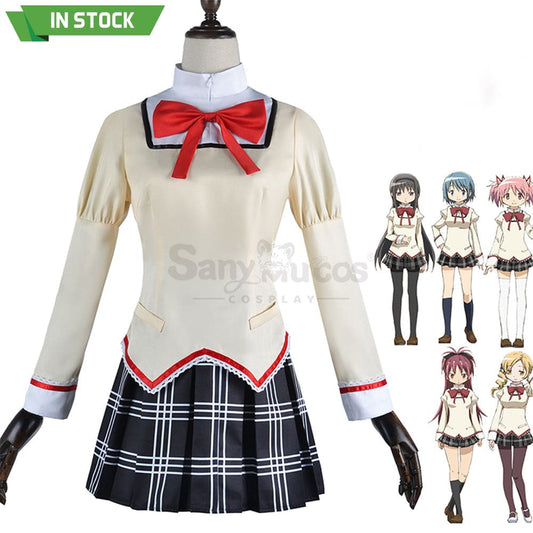 【In Stock】Anime Puella Magi Madoka Magica Cosplay Jk Uniform Costume Costumes 1000