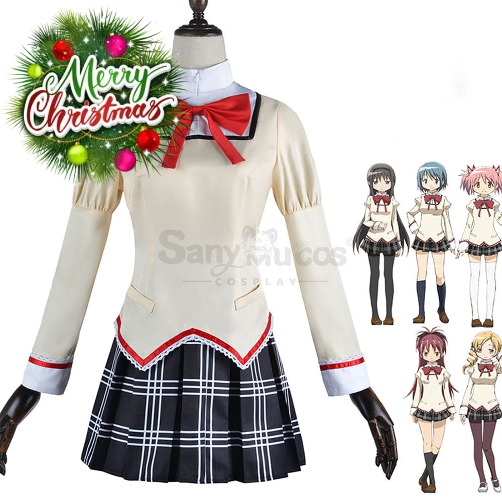 【In Stock】Anime Puella Magi Madoka Magica Cosplay Jk Uniform Costume Costumes