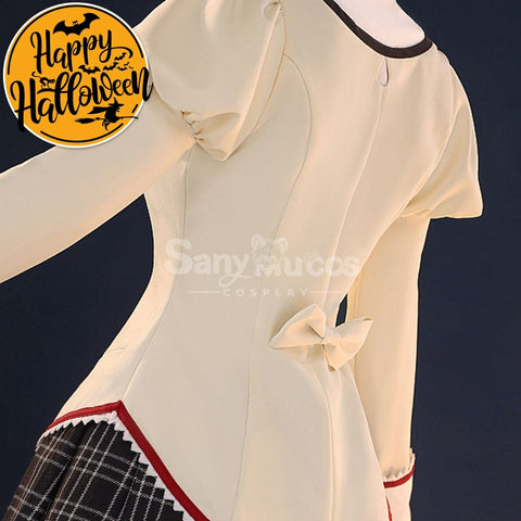 【In Stock】Anime Puella Magi Madoka Magica Cosplay Kaname Madoka&Akemi Homura&Tomoe Mami Cosplay Costume Premium Edition