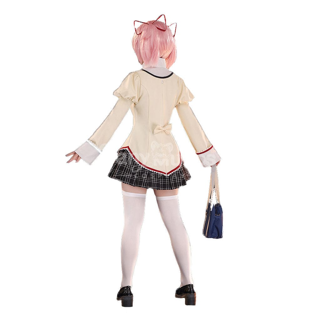 【In Stock】Anime Puella Magi Madoka Magica Cosplay Kaname Madoka&Akemi Homura&Tomoe Mami Cosplay Costume Premium Edition