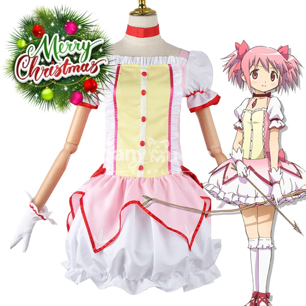 【In Stock】Anime Puella Magi Madoka Magica Cosplay Kaname Costume Costumes