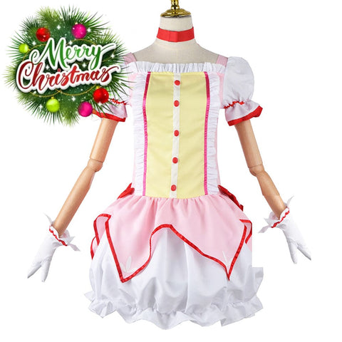 【In Stock】Anime Puella Magi Madoka Magica Cosplay Kaname Costume Costumes