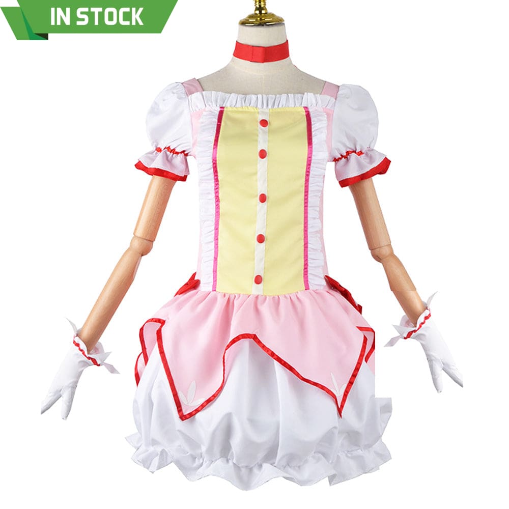 【In Stock】Anime Puella Magi Madoka Magica Cosplay Kaname Costume Costumes