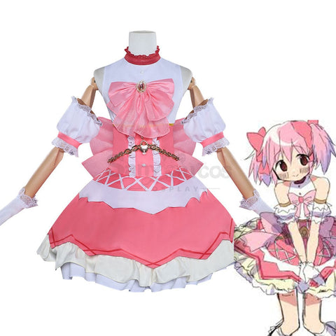 【In Stock】Anime Puella Magi Madoka Magica Cosplay Kaname Costume Plus Size Costumes