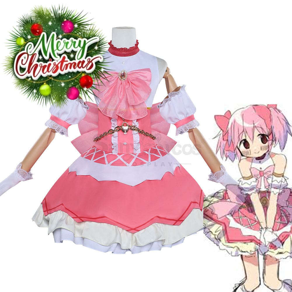 【In Stock】Anime Puella Magi Madoka Magica Cosplay Kaname Costume Plus Size Costumes