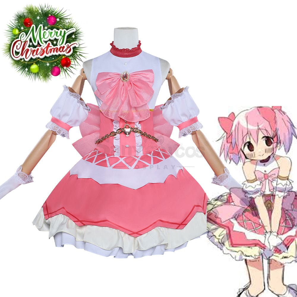 【In Stock】Anime Puella Magi Madoka Magica Cosplay Kaname Costume Plus Size Costumes