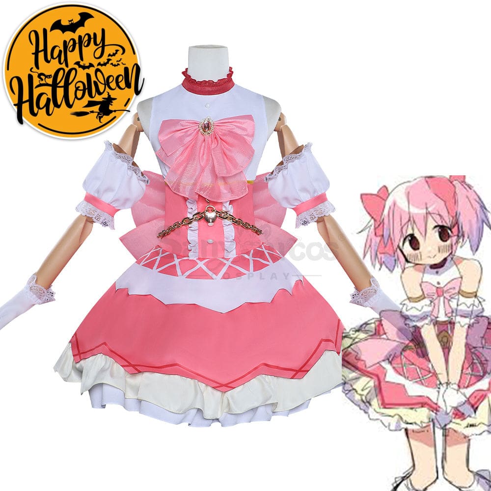 【In Stock】Anime Puella Magi Madoka Magica Cosplay Kaname Costume Plus Size Costumes