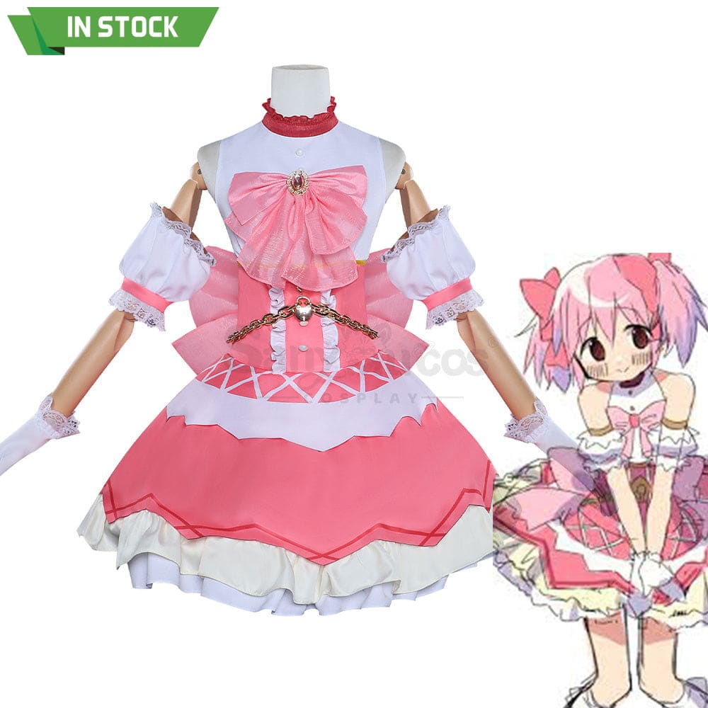 【In Stock】Anime Puella Magi Madoka Magica Cosplay Kaname Costume Plus Size Costumes