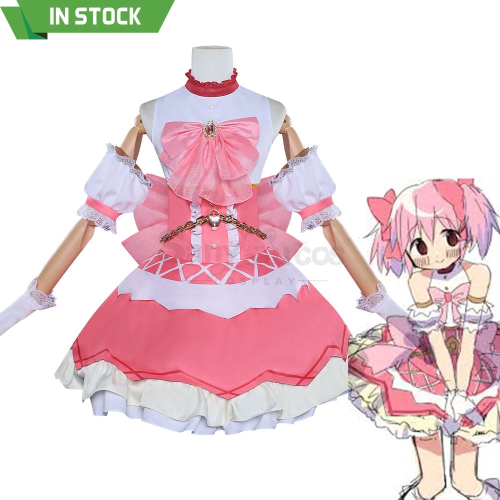 【In Stock】Anime Puella Magi Madoka Magica Cosplay Kaname Costume Plus Size Costumes