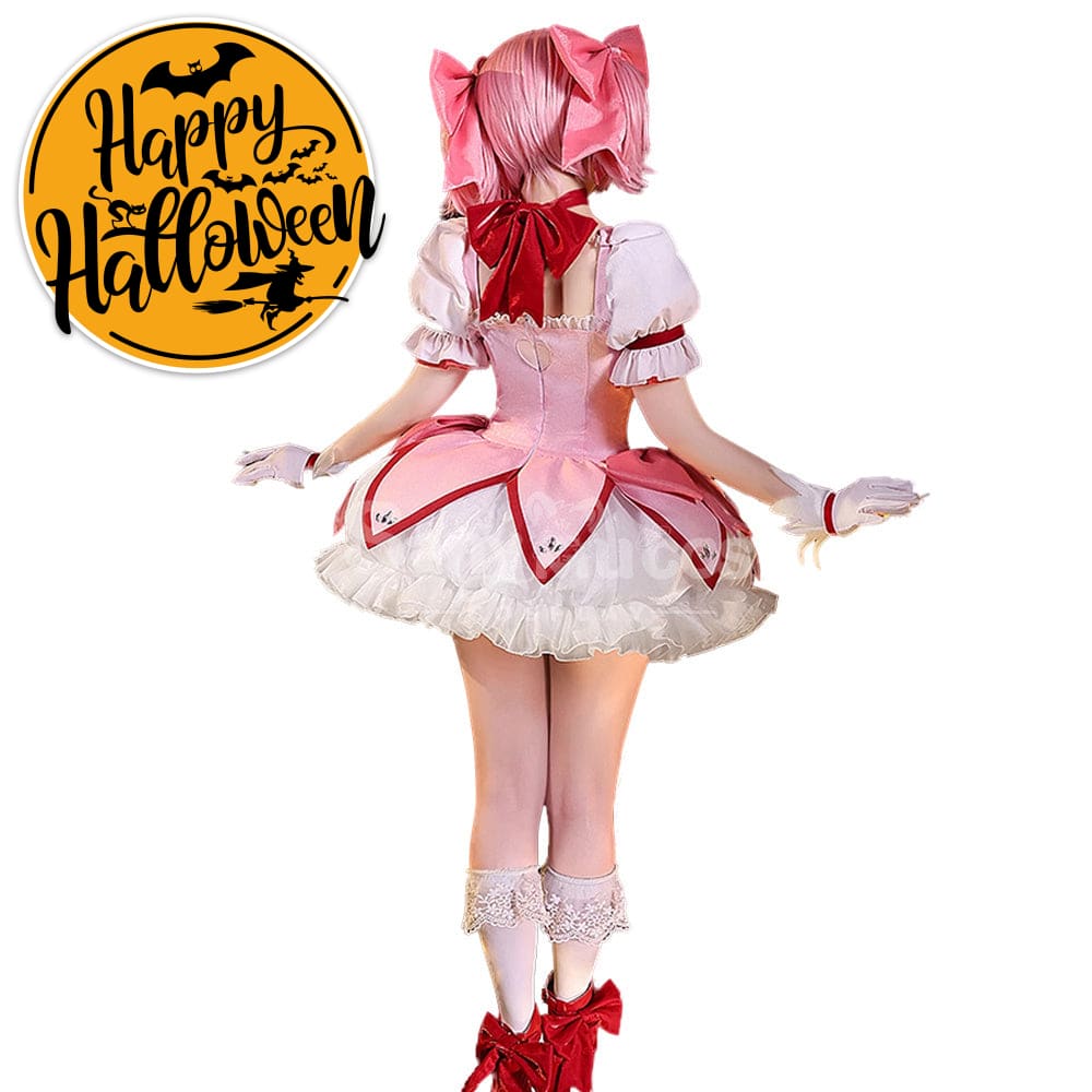 【In Stock】Anime Puella Magi Madoka Magica Cosplay Kaname Madoka Cosplay Costume Premium Edition Cosplay Costumes