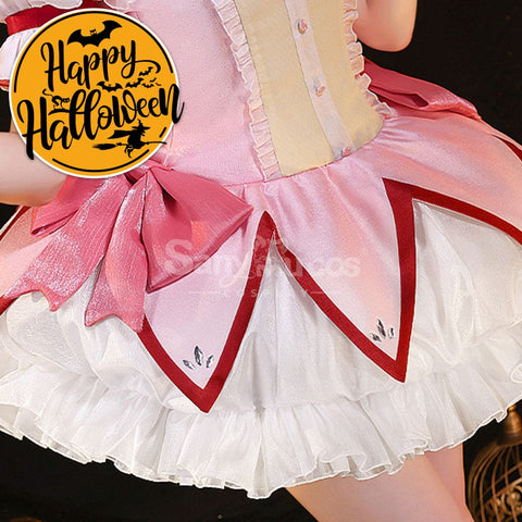 【In Stock】Anime Puella Magi Madoka Magica Cosplay Kaname Madoka Cosplay Costume Premium Edition Cosplay Costumes