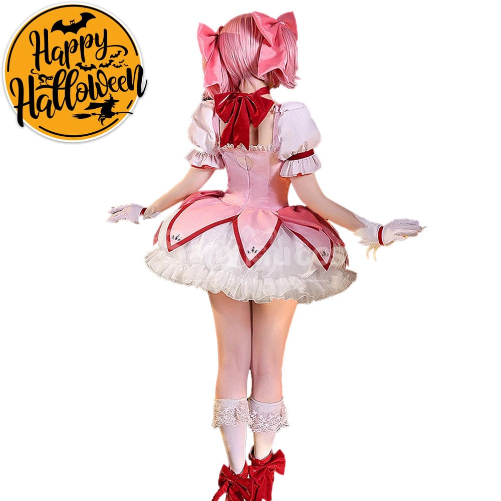 【In Stock】Anime Puella Magi Madoka Magica Cosplay Kaname Madoka Cosplay Costume Premium Edition Cosplay Costumes