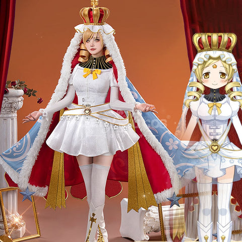 【In Stock】Anime Puella Magi Madoka Magica Cosplay Mami Tomoe Cosplay Costume Cosplay Costumes