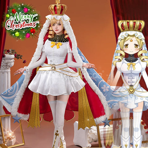 【In Stock】Anime Puella Magi Madoka Magica Cosplay Mami Tomoe Cosplay Costume Cosplay Costumes