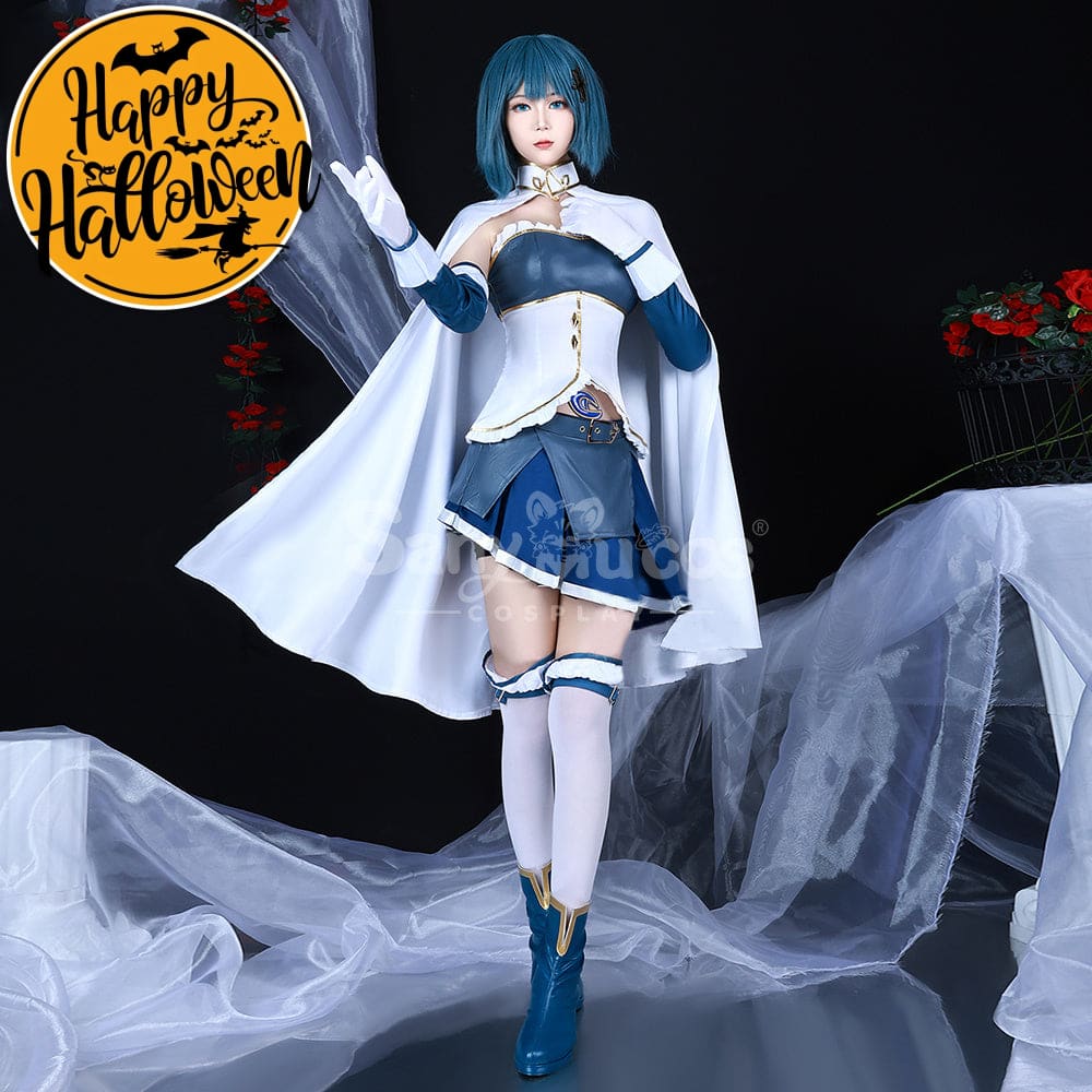 【In Stock】Anime Puella Magi Madoka Magica Cosplay Miki Sayaka Cosplay Costume Cosplay Costumes