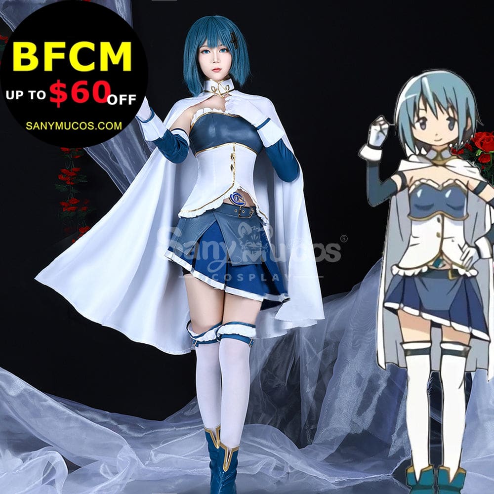 【In Stock】Anime Puella Magi Madoka Magica Cosplay Miki Sayaka Cosplay Costume Cosplay Costumes