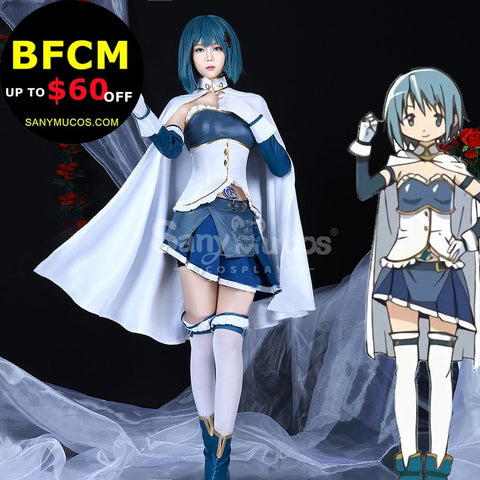 【In Stock】Anime Puella Magi Madoka Magica Cosplay Miki Sayaka Cosplay Costume Cosplay Costumes