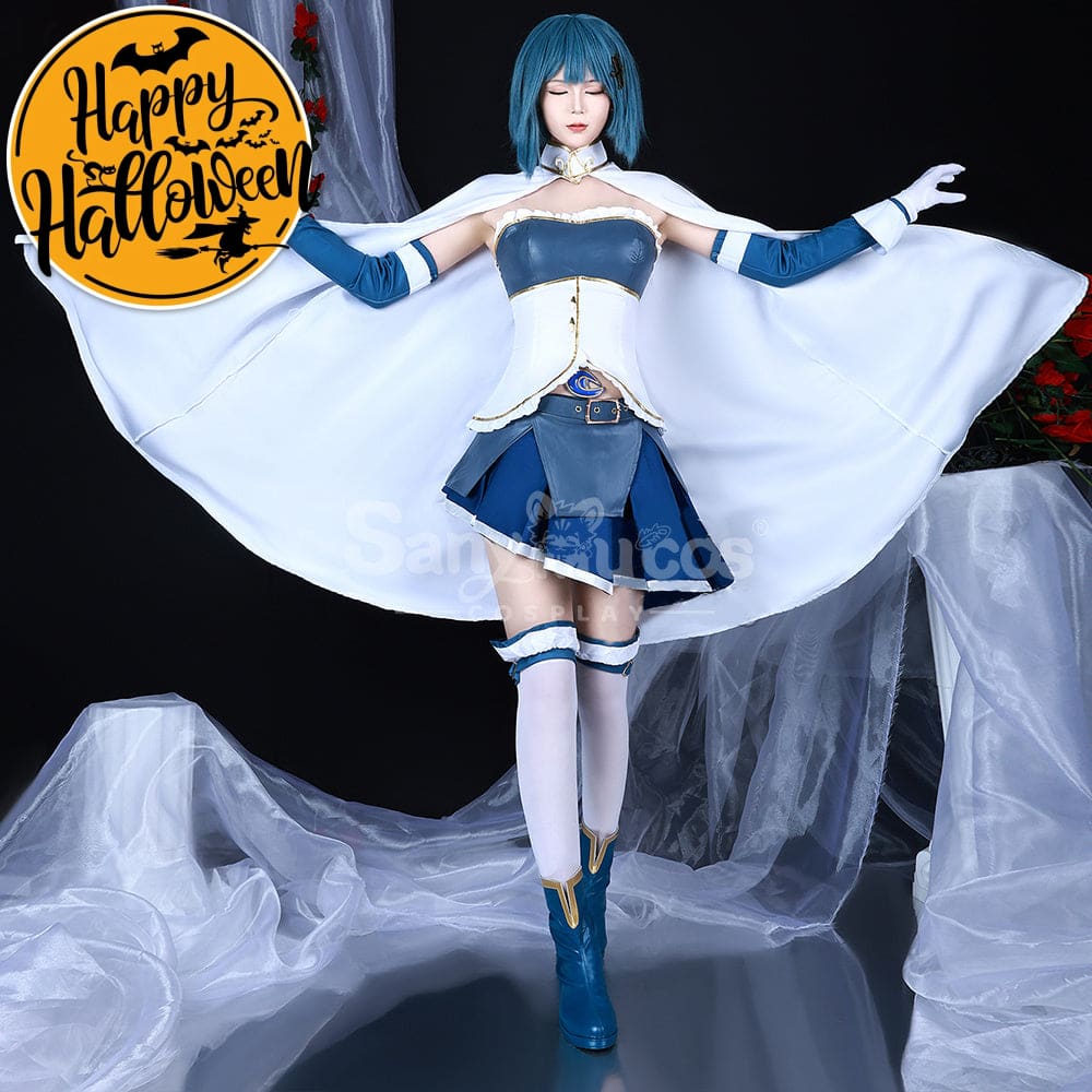 【In Stock】Anime Puella Magi Madoka Magica Cosplay Miki Sayaka Cosplay Costume Cosplay Costumes