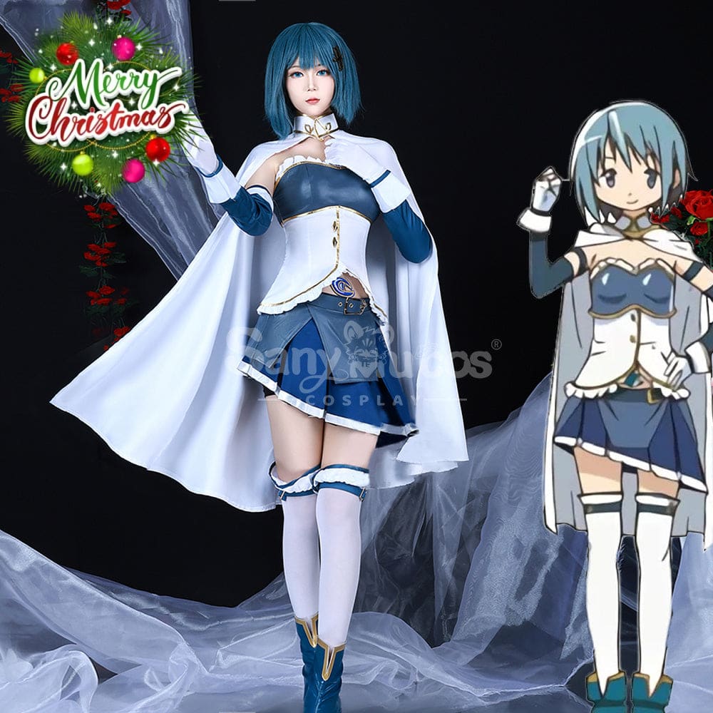【In Stock】Anime Puella Magi Madoka Magica Cosplay Miki Sayaka Cosplay Costume Cosplay Costumes