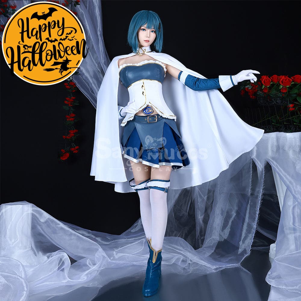 【In Stock】Anime Puella Magi Madoka Magica Cosplay Miki Sayaka Cosplay Costume Cosplay Costumes