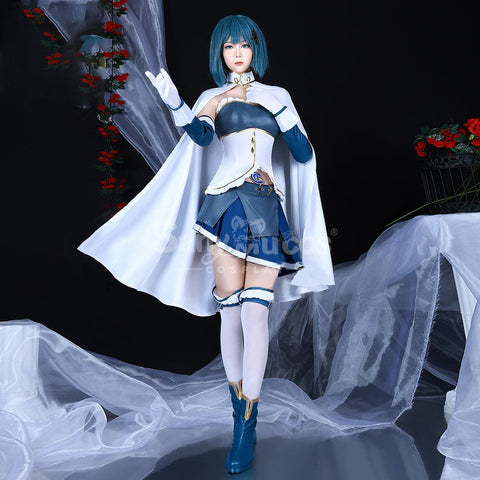 【In Stock】Anime Puella Magi Madoka Magica Cosplay Miki Sayaka Cosplay Costume Cosplay Costumes