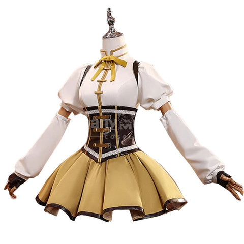【In Stock】Anime Puella Magi Madoka Magica Cosplay Tomoe Mami Cosplay Costume Premium Edition Cosplay Costumes