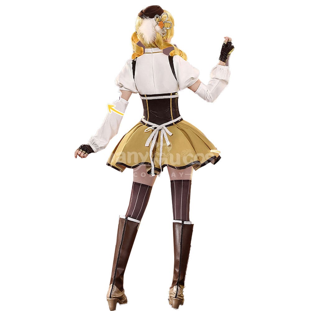 【In Stock】Anime Puella Magi Madoka Magica Cosplay Tomoe Mami Cosplay Costume Premium Edition Cosplay Costumes