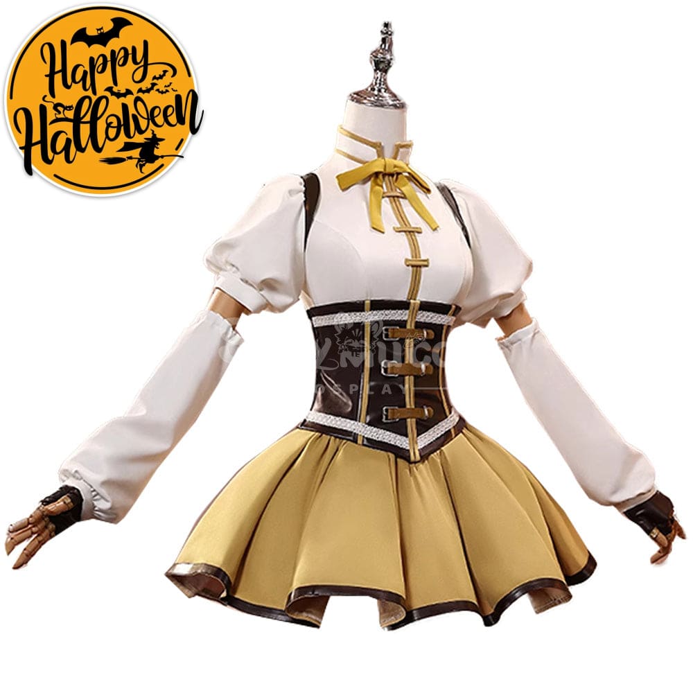 【In Stock】Anime Puella Magi Madoka Magica Cosplay Tomoe Mami Cosplay Costume Premium Edition Cosplay Costumes