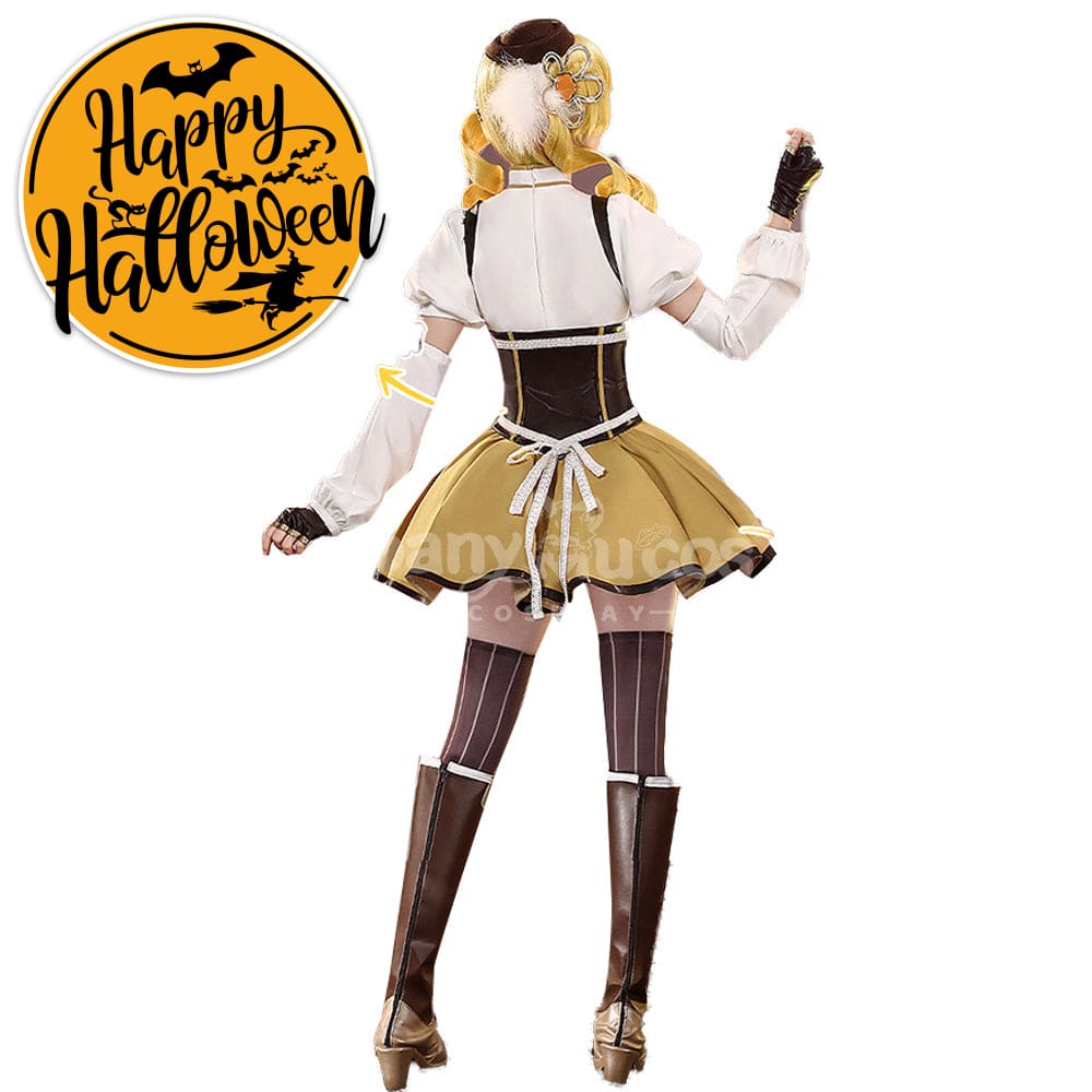 【In Stock】Anime Puella Magi Madoka Magica Cosplay Tomoe Mami Cosplay Costume Premium Edition Cosplay Costumes