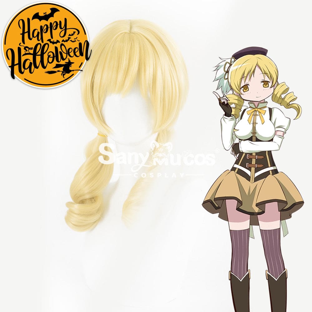 Anime Puella Magi Madoka Magica Cosplay Tomoe Mami Wig Wigs