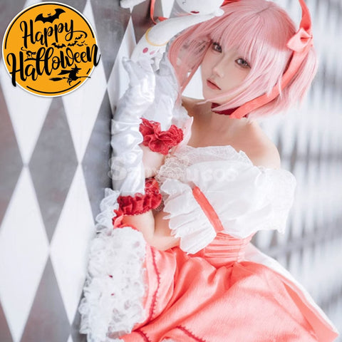 【In Stock】Anime Puella Magi Madoka Magica: The Movie Cosplay Madoka Kaname School Uniform Cosplay Costume Cosplay