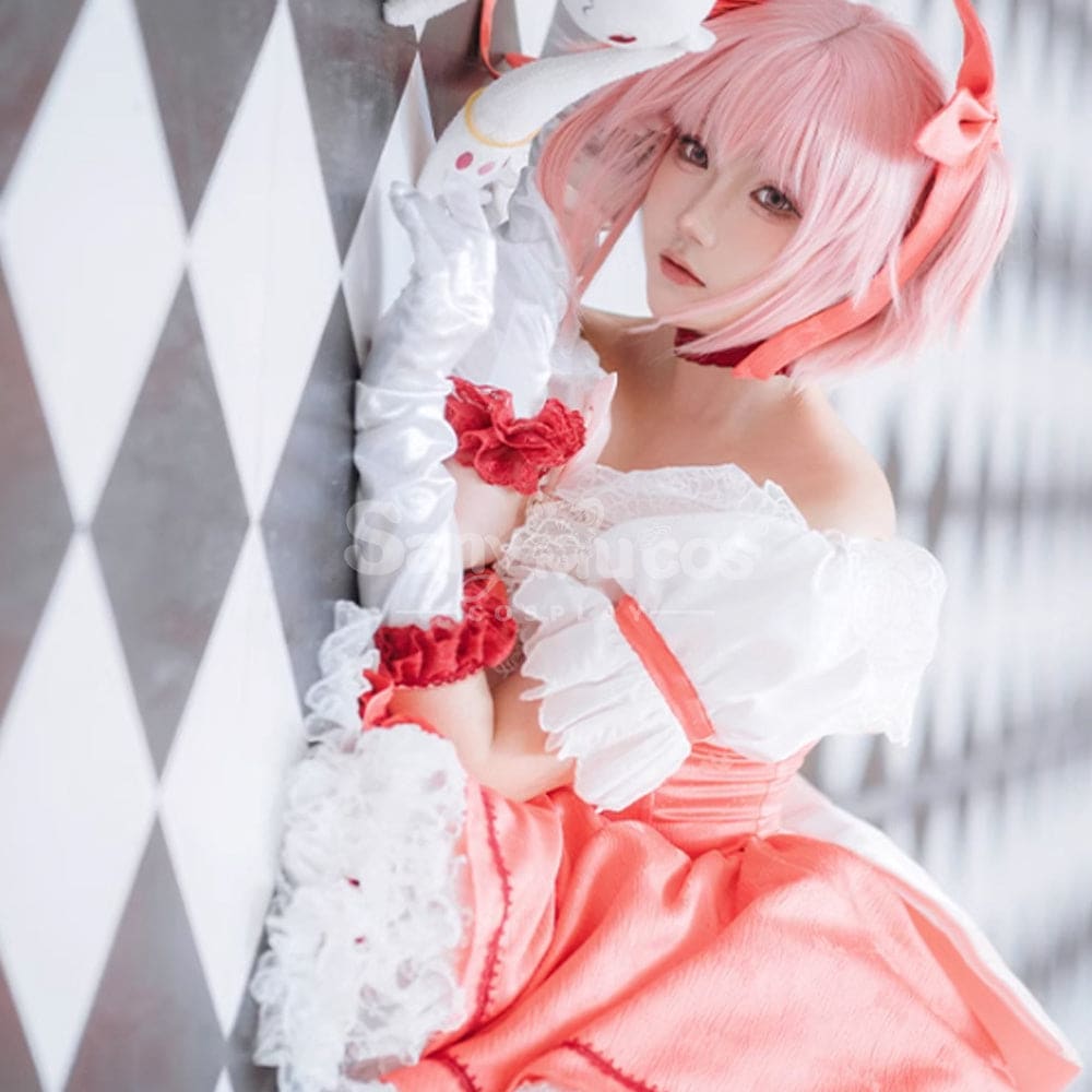 【In Stock】Anime Puella Magi Madoka Magica: The Movie Cosplay Madoka Kaname School Uniform Cosplay Costume Cosplay