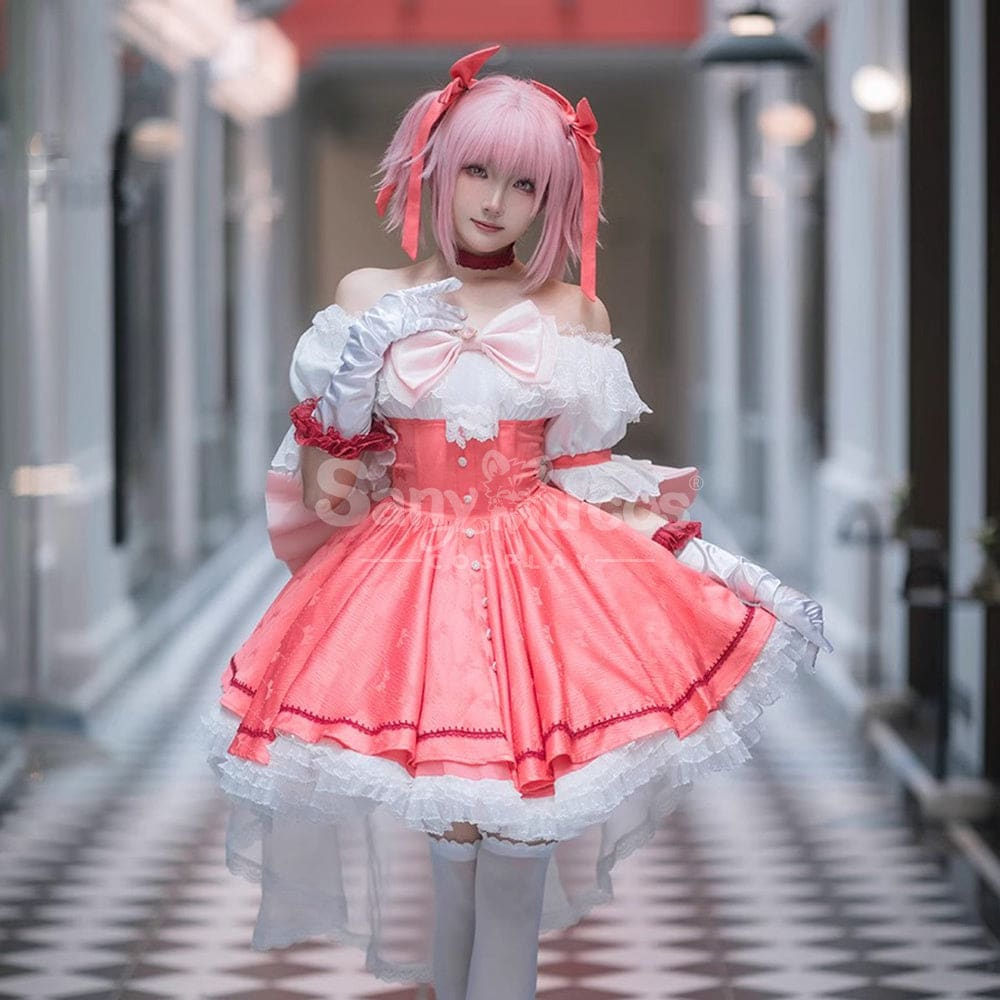 【In Stock】Anime Puella Magi Madoka Magica: The Movie Cosplay Madoka Kaname School Uniform Cosplay Costume Cosplay