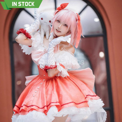 【In Stock】Anime Puella Magi Madoka Magica: The Movie Cosplay Madoka Kaname School Uniform Cosplay Costume Cosplay