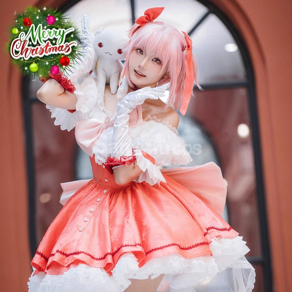 【In Stock】Anime Puella Magi Madoka Magica: The Movie Cosplay Madoka Kaname School Uniform Cosplay Costume Cosplay