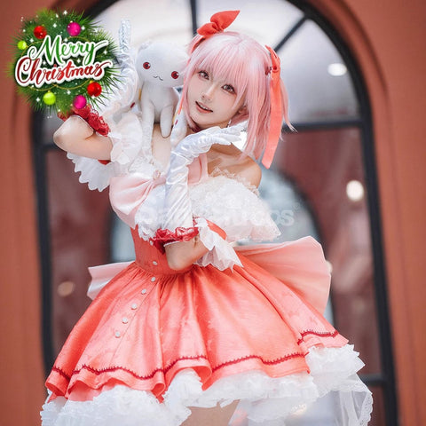 【In Stock】Anime Puella Magi Madoka Magica: The Movie Cosplay Madoka Kaname School Uniform Cosplay Costume Cosplay