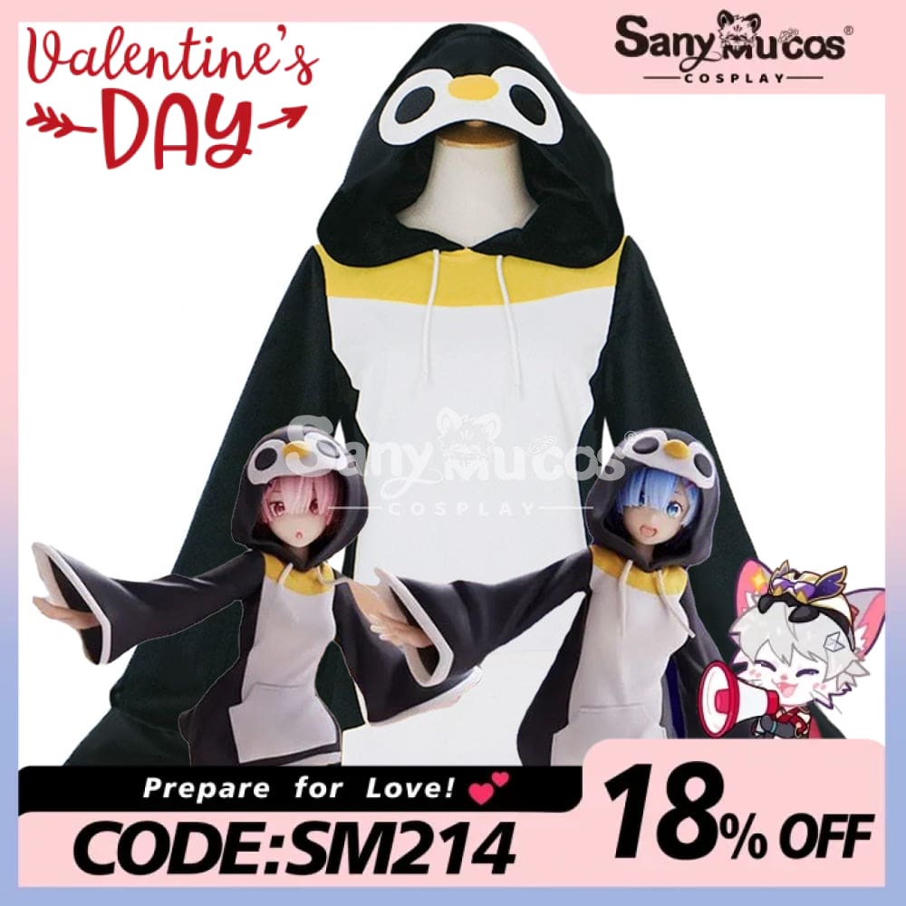 【In Stock】Anime Re Zero Cosplay Penguin Suit Costume Costumes