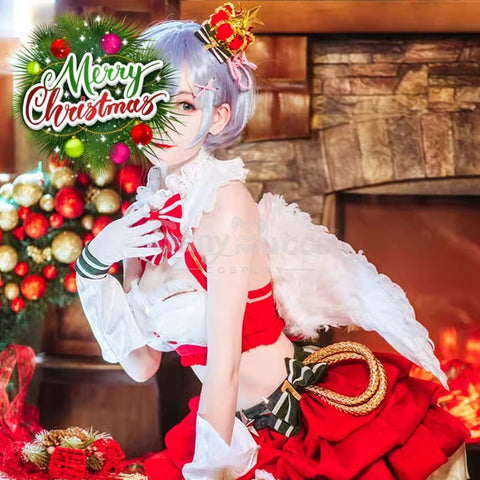 Anime Re Zero Cosplay Ram/Rem Christmas Costume Costumes