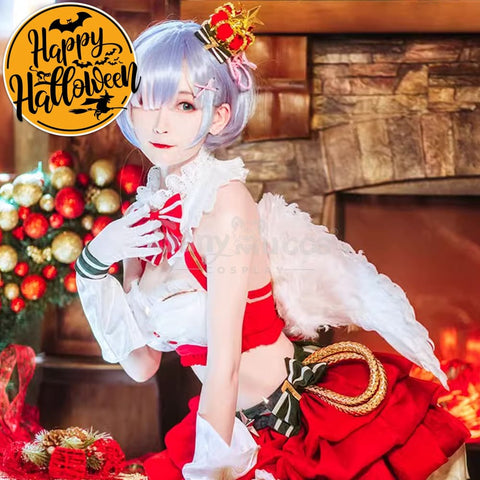 Anime Re Zero Cosplay Ram/Rem Christmas Costume Costumes